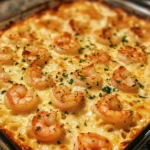 Shrimp Scampi Pasta Bake