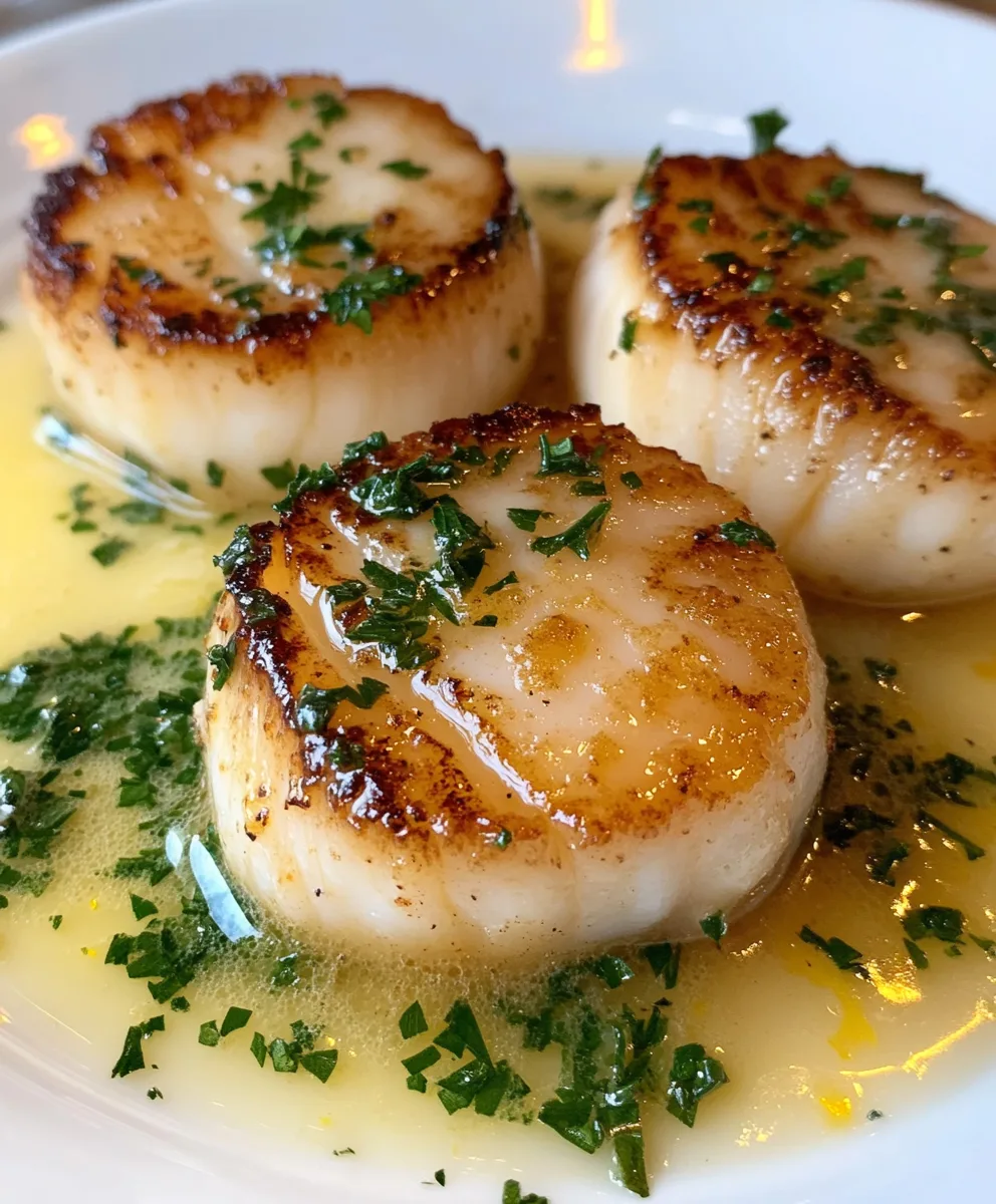 Lemon Butter Scallops