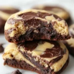 Peanut Butter Brownie Swirl Cookies