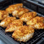Air Fryer Parmesan Crusted Chicken with Mayo