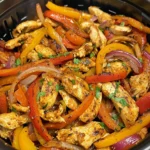 Air Fryer Chicken Fajitas