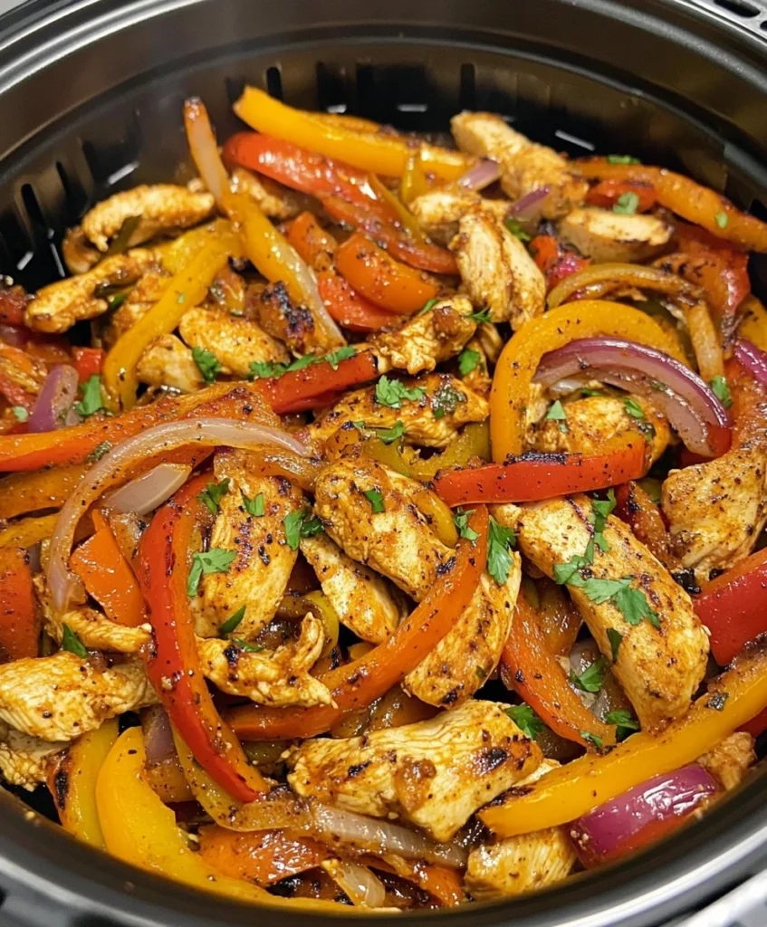 Air Fryer Chicken Fajitas
