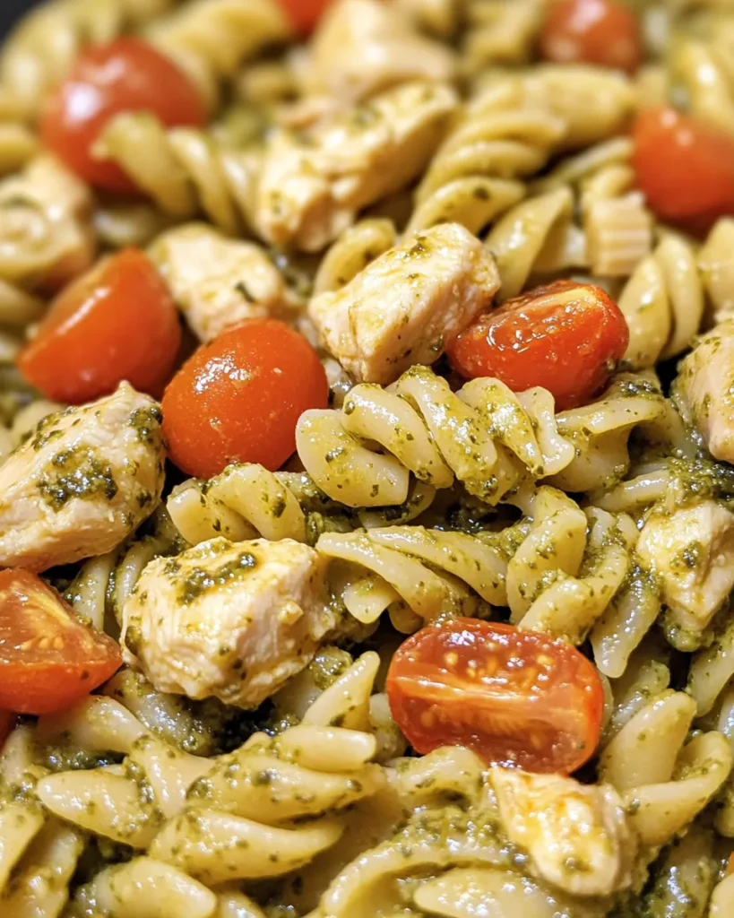 Creamy Chicken Pesto Pasta
