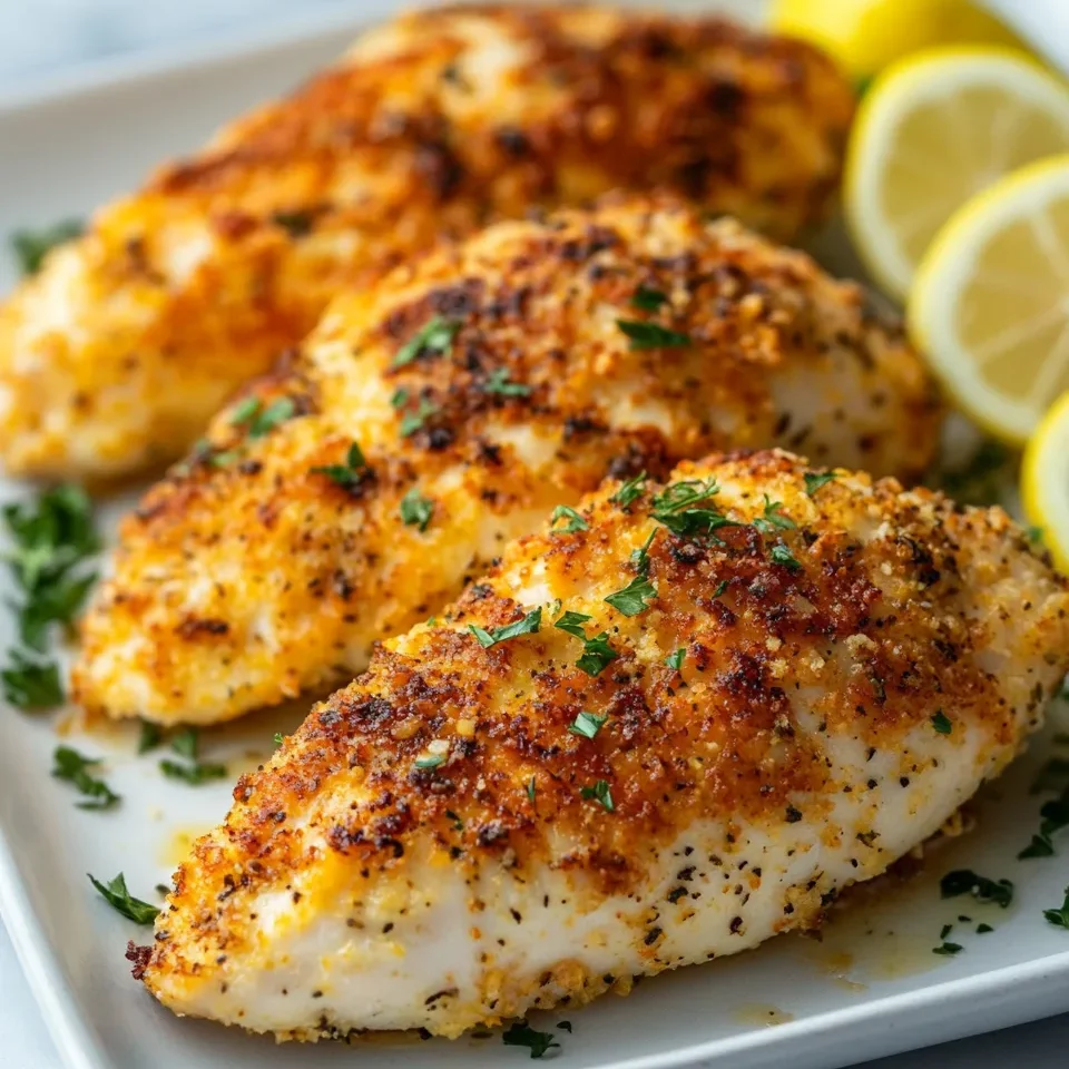 Air Fryer Lemon Herb Parmesan Chicken