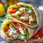 Mediterranean Chicken Gyros with Creamy Feta Tzatziki