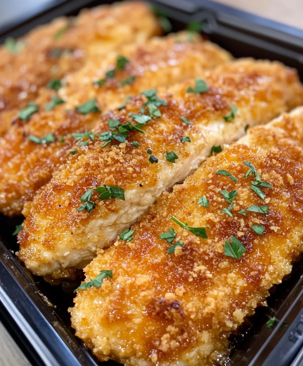 Garlic Parmesan Chicken Bake