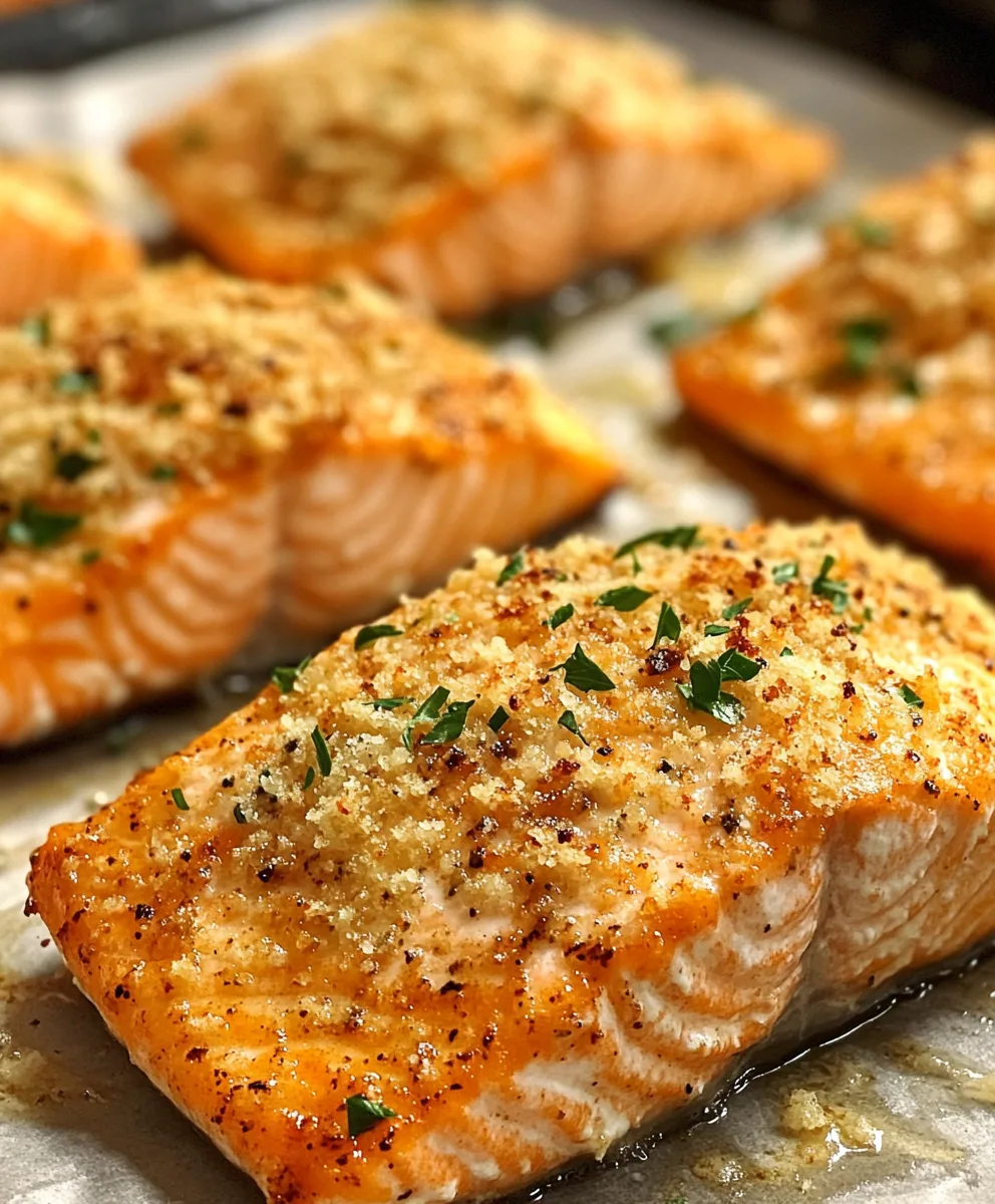 Air Fryer Crispy Parmesan Crusted Salmon