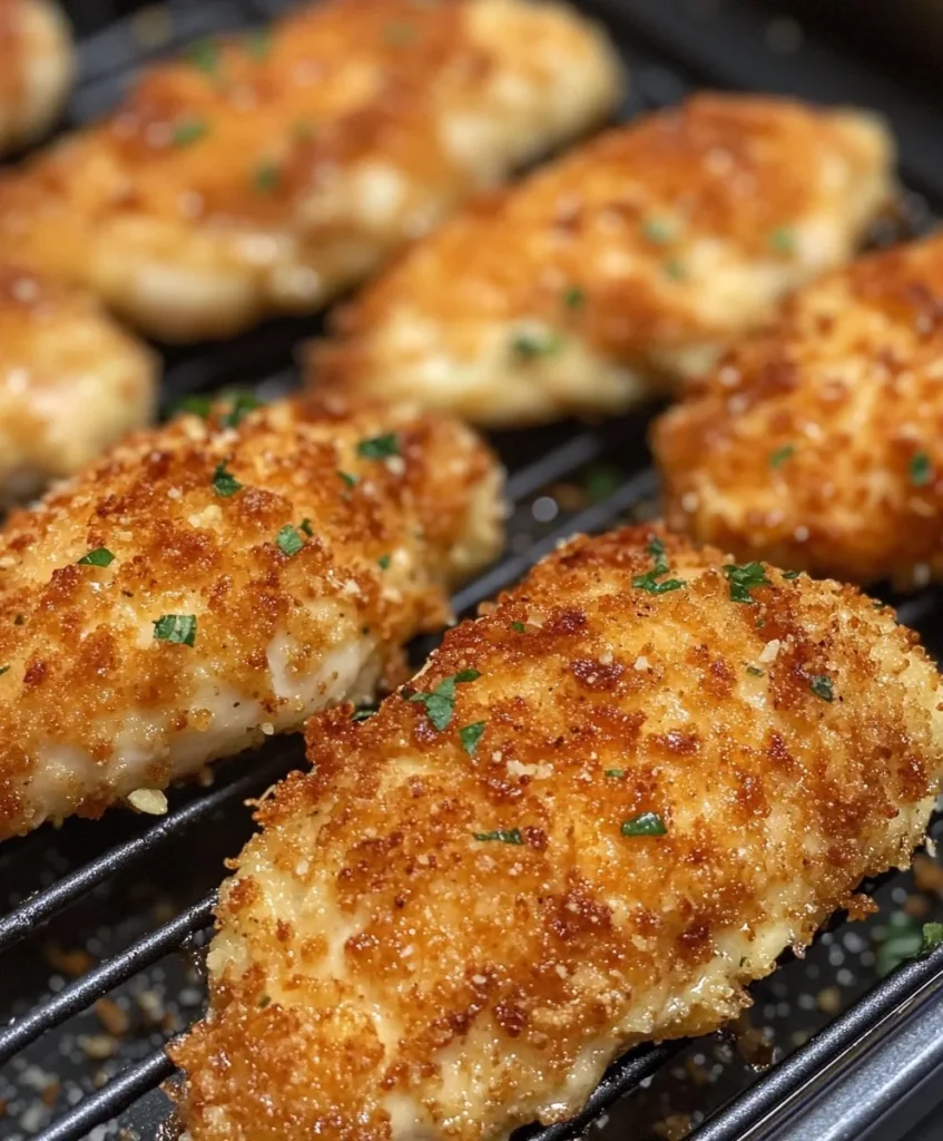 Crispy Air Fryer Parmesan Chicken