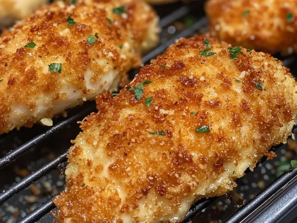 Crispy Air Fryer Parmesan Chicken