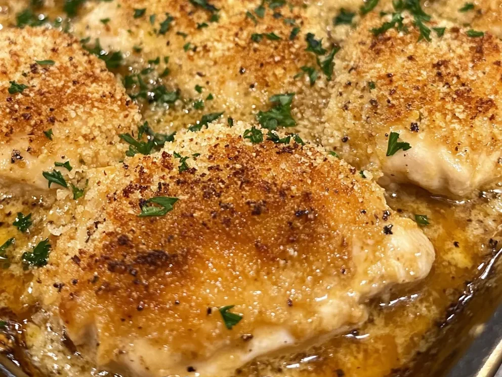 Garlic Parmesan Chicken Bake