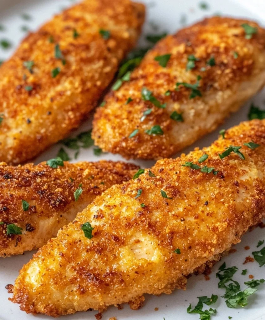 Crispy Air Fryer Parmesan Chicken