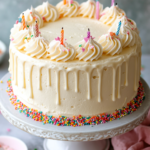 Classic Vanilla Birthday Cake