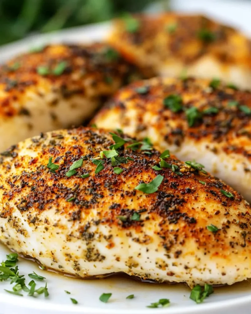 Air Fryer Herb-Crusted Chicken Breasts