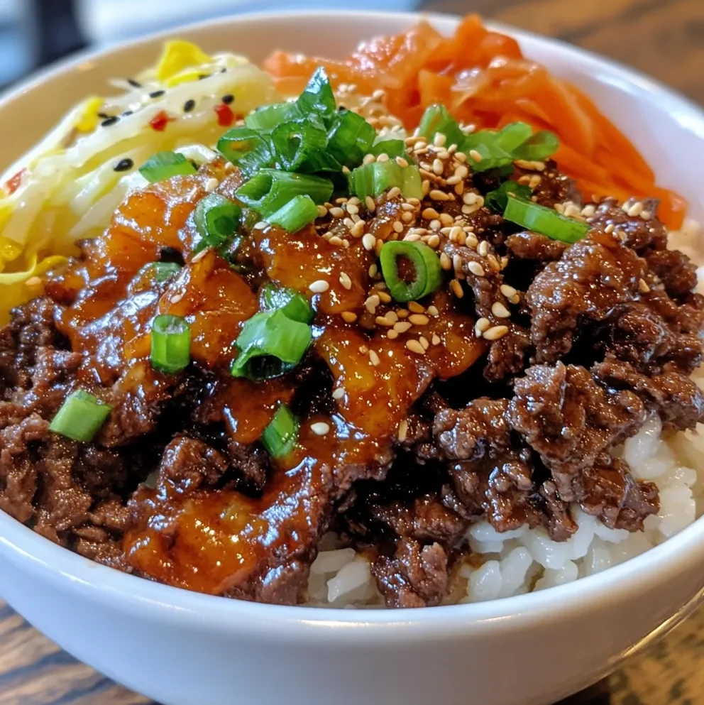 Korean Ground Beef Bowl