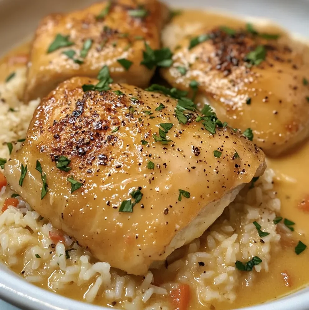 Oven Baked Chicken and Rice