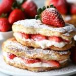 Fried Strawberry Cheesecake Sandwiches