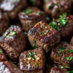 Juicy Steak Bites with Garlic Butter