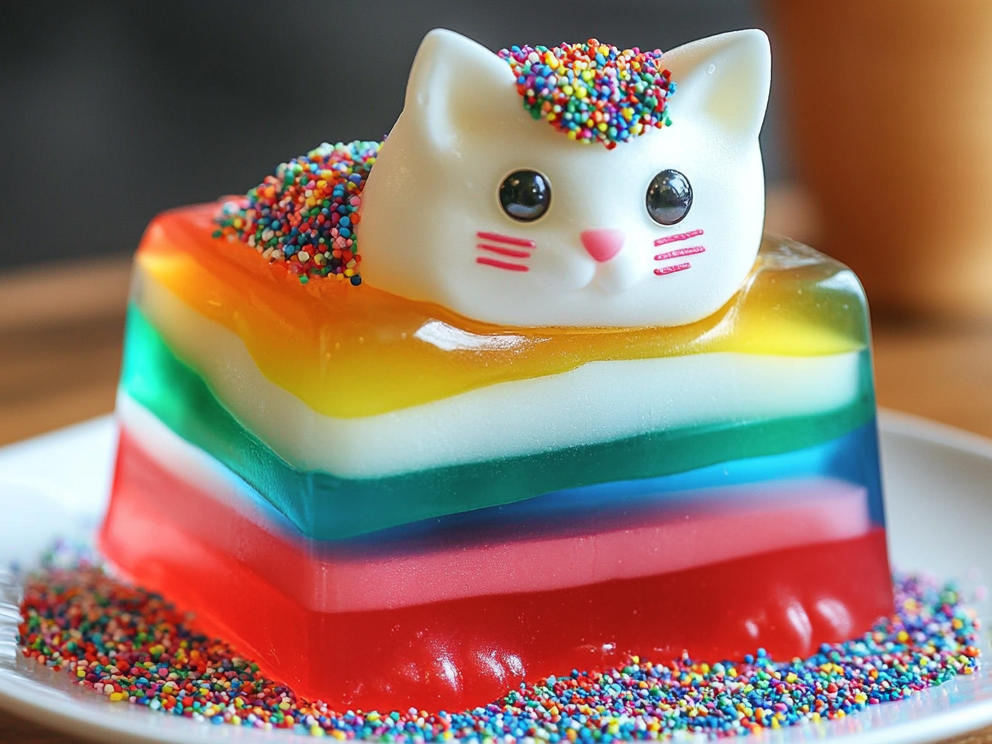 Birthday Cake Jelly Cat