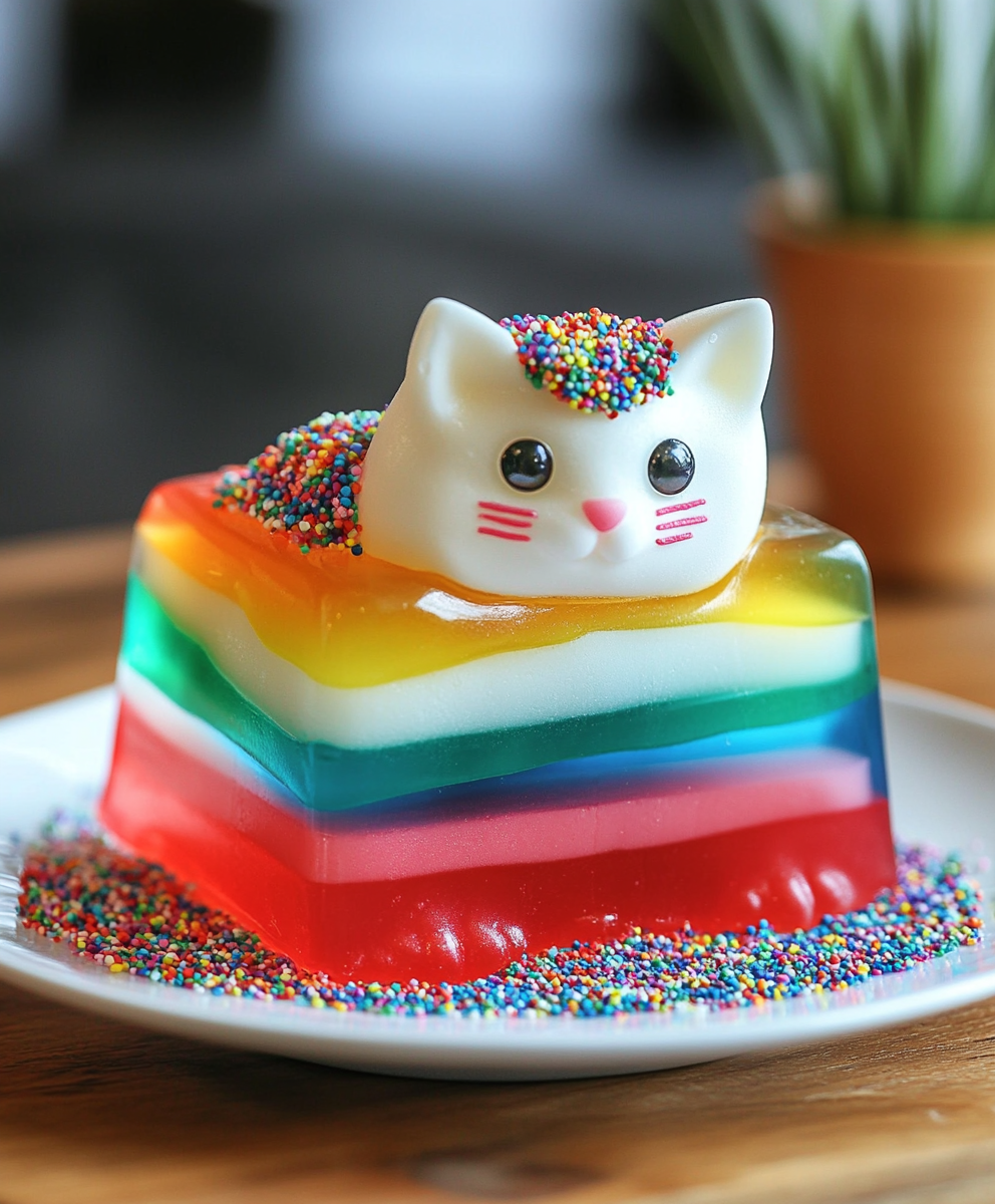 Birthday Cake Jelly Cat