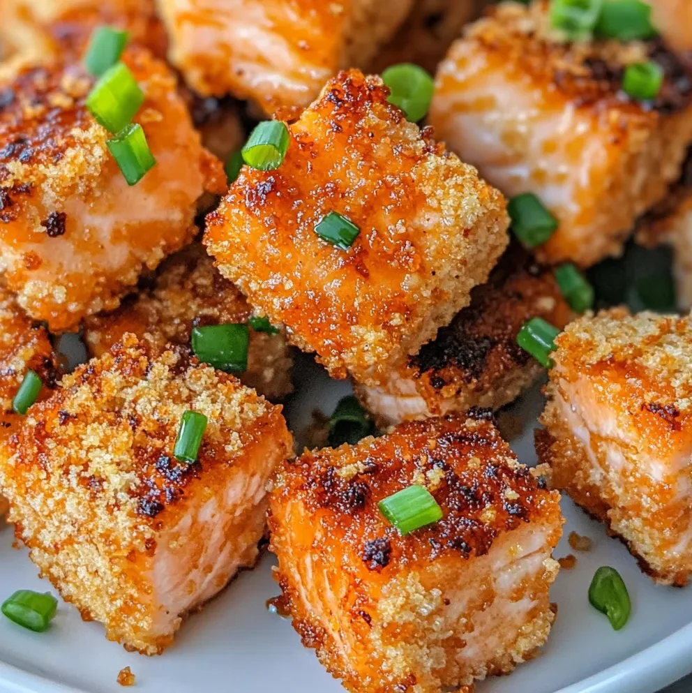Crispy Bang Bang Salmon Bites
