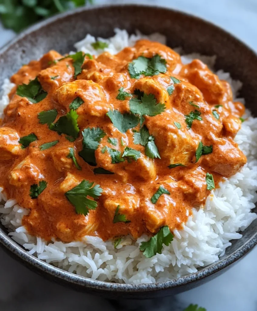 Chicken Tikka Masala with Fragrant Basmati Rice