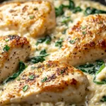 One-Pan Creamy Parmesan Chicken & Rice