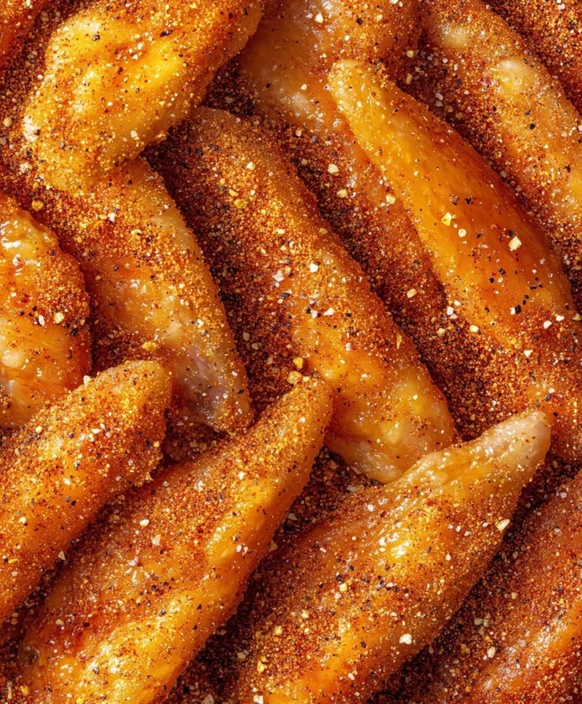 Crispy Air Fryer Chicken Wings with Dry Rub