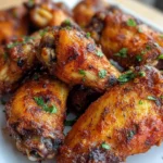 Crispy Air Fryer Chicken Wings with Dry Rub