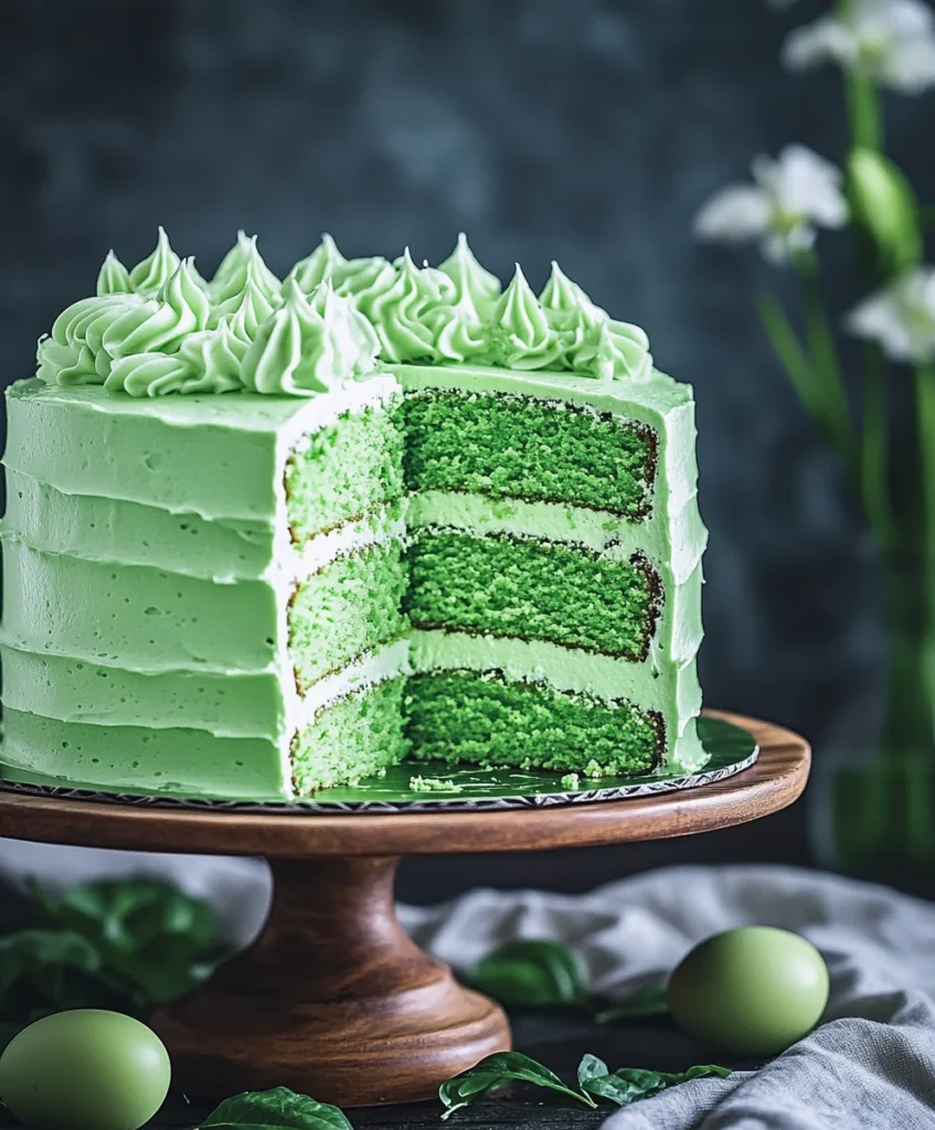 Birthday Cake Green