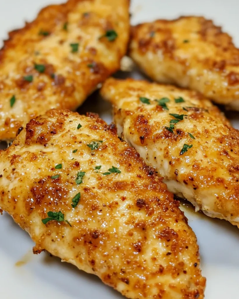 Air Fryer Honey Mustard Parmesan Chicken