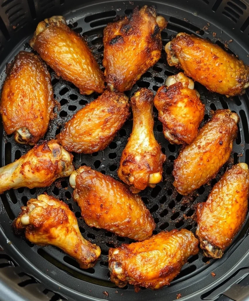 Crispy Air Fryer Chicken Wings with Dry Rub