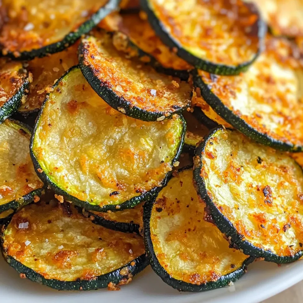 Crispy Baked Zucchini Chips
