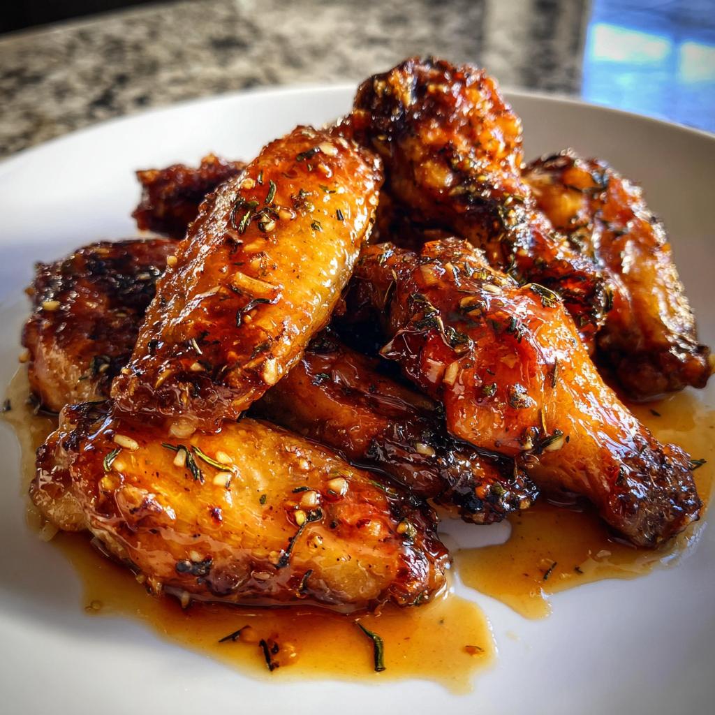 Air Fryer Honey Garlic Wings - detail 1
