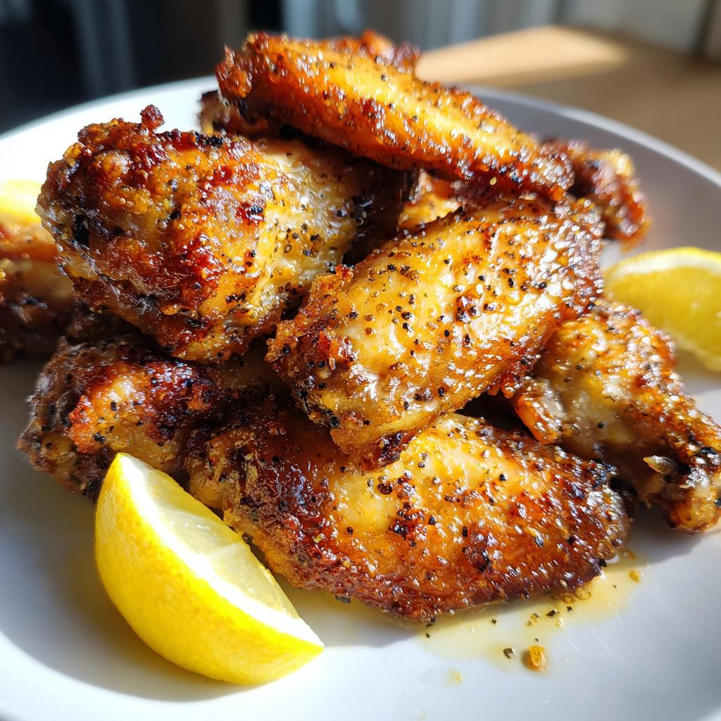 Air Fryer Lemon Pepper Wings - detail 1