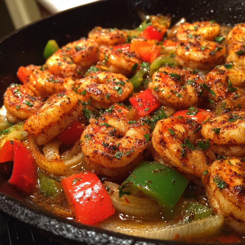 Spicy Cajun Shrimp Skillet - detail 1