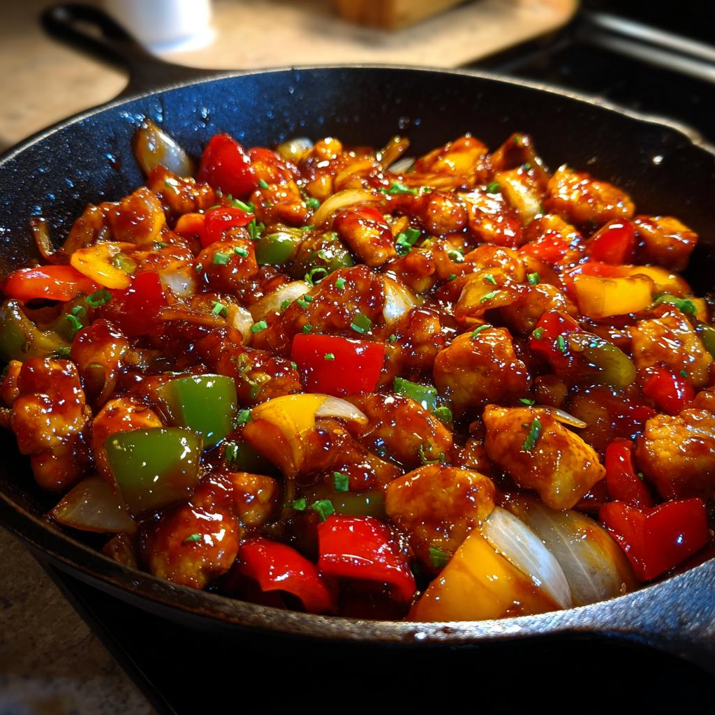 bbq chicken skillet - detail 1