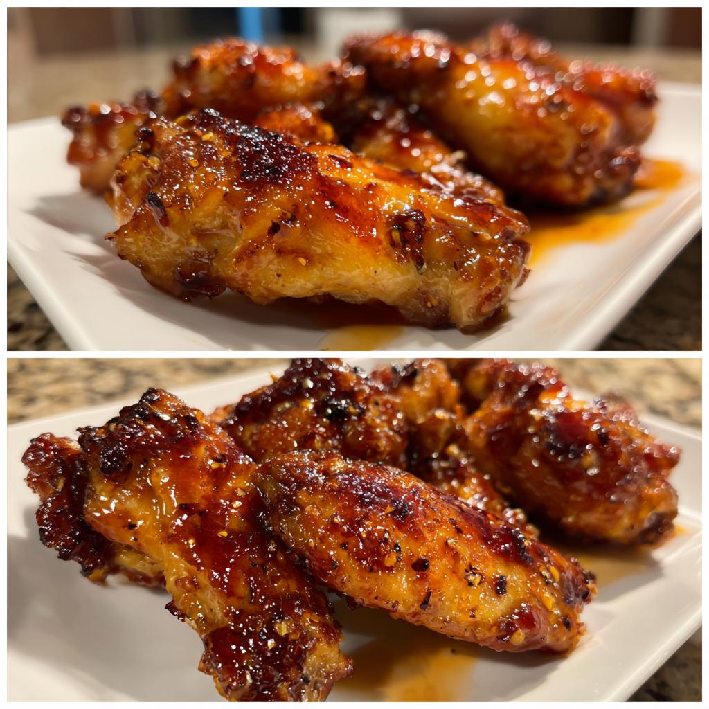 Air Fryer Honey Garlic Chicken Wings - detail 1