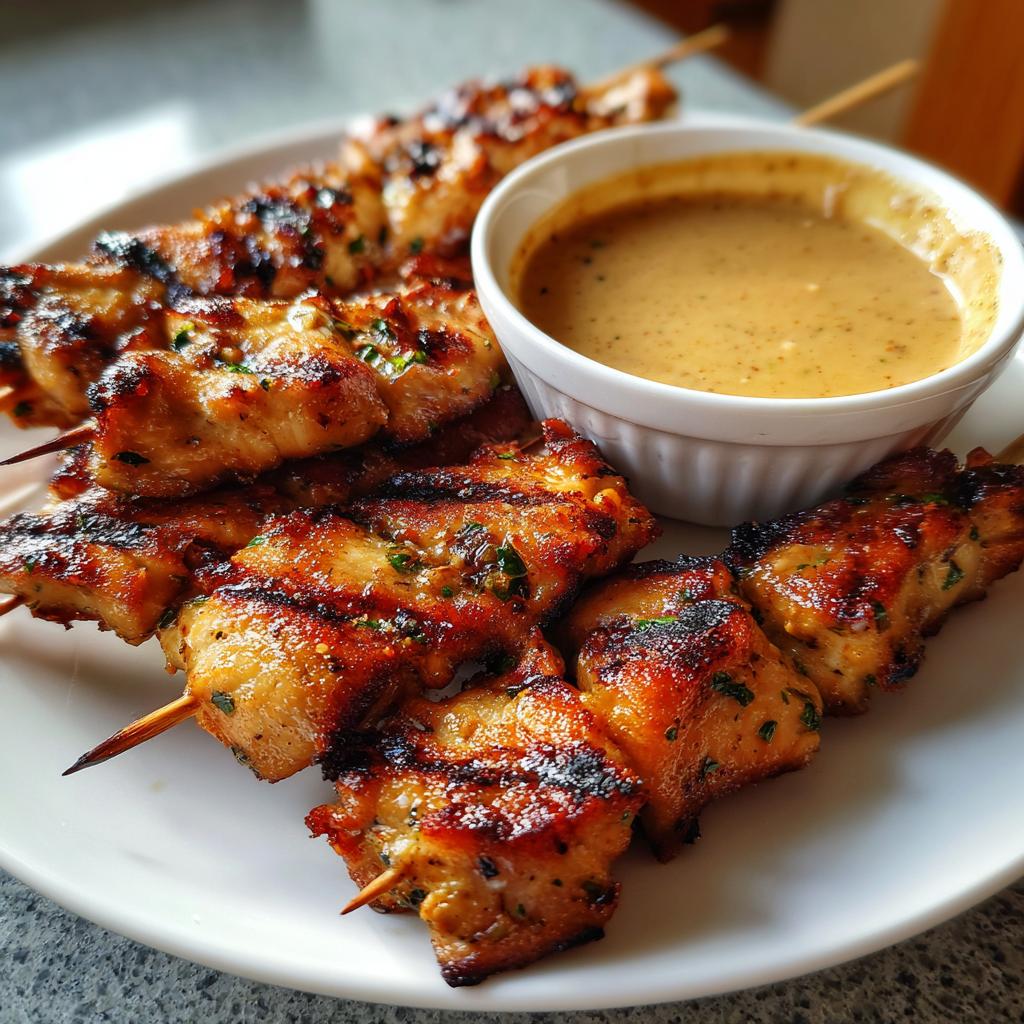 Chicken Satay - detail 1