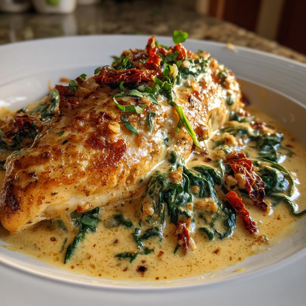 Creamy Tuscan Chicken with Sun-Dried Tomatoes - detail 1