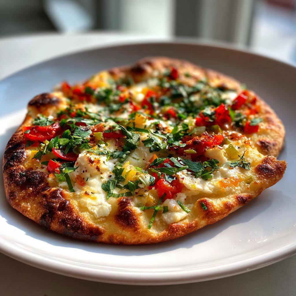Flatbread with Toppings - detail 1