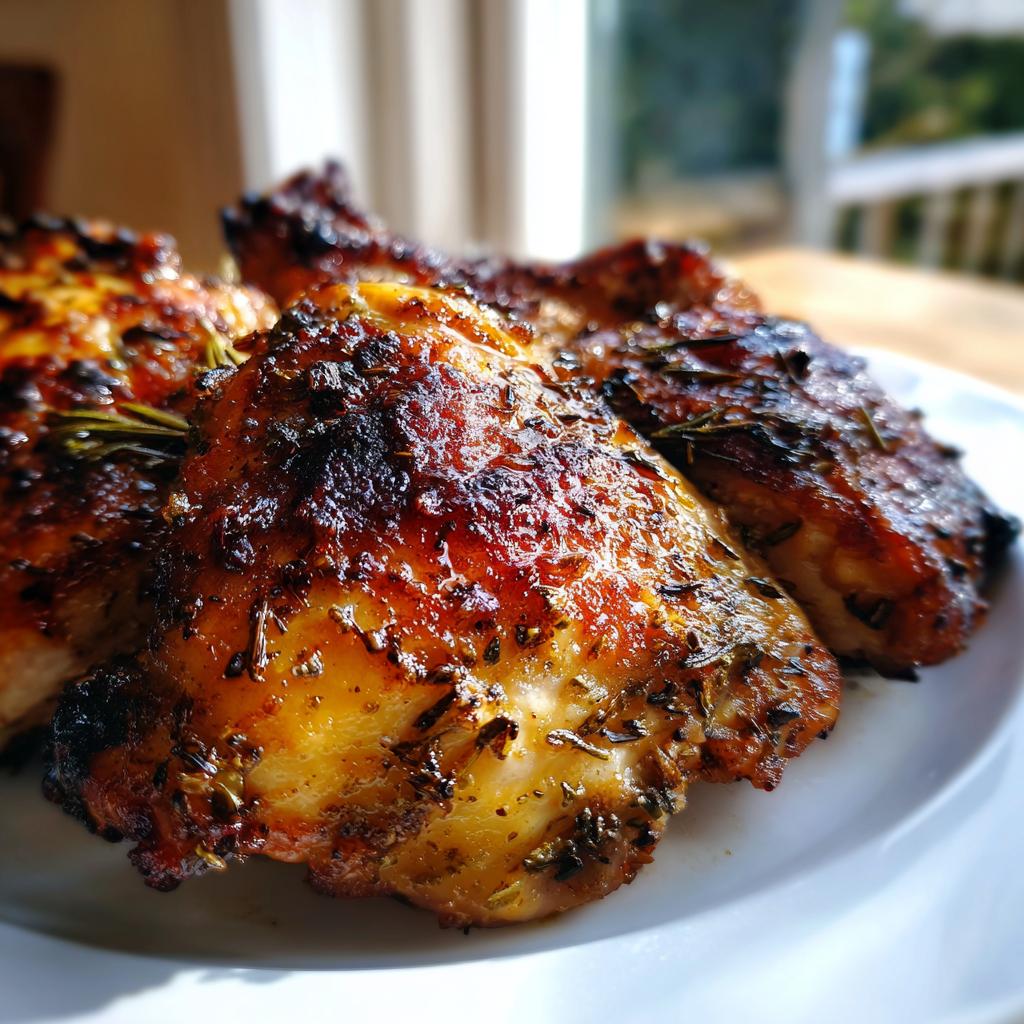 Lemon-Herb Air Fryer Chicken Thighs - detail 1