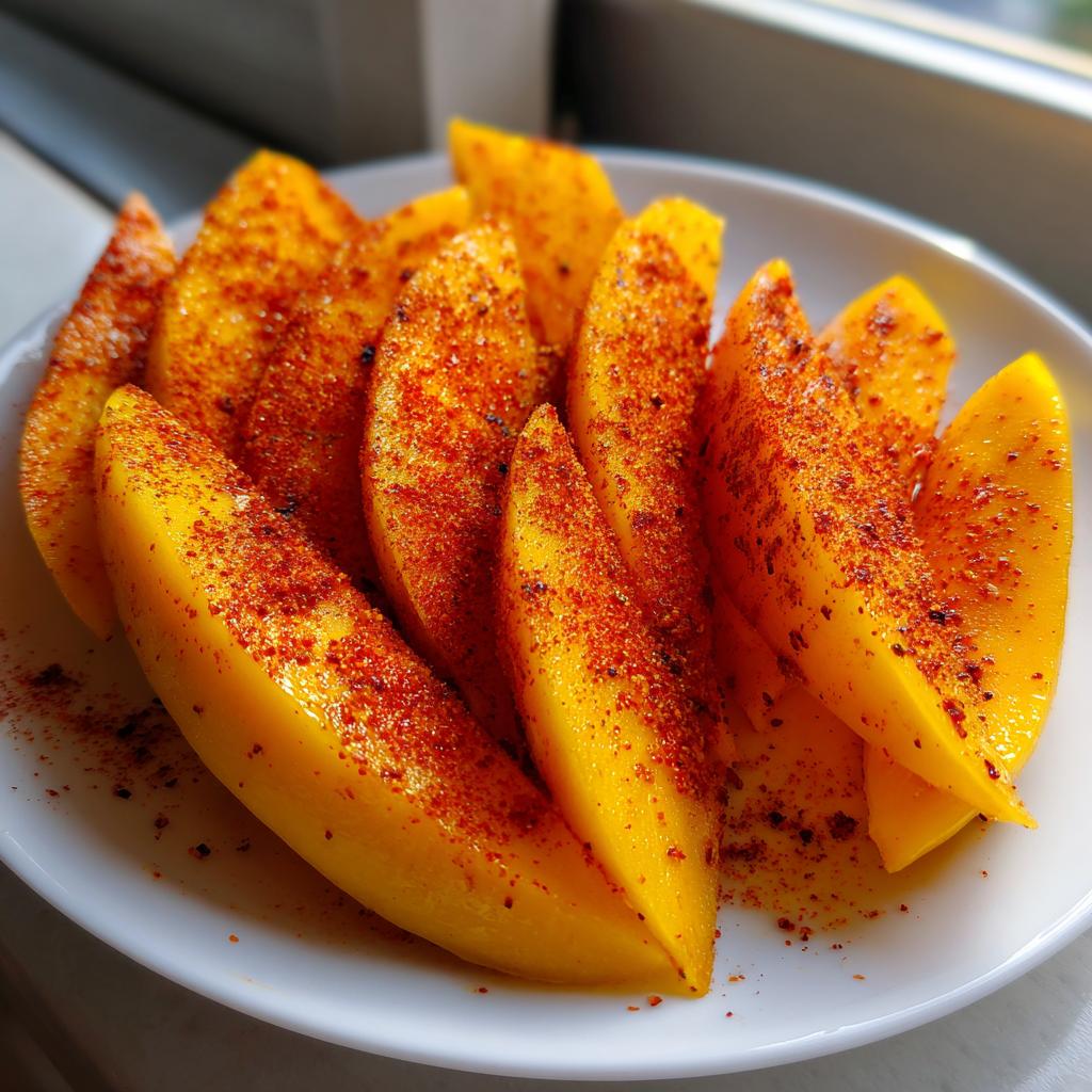 Mango Slices with Chili Powder - detail 1