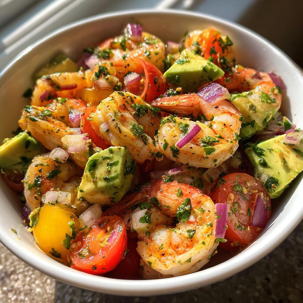 Shrimp and Avocado Salad - detail 1