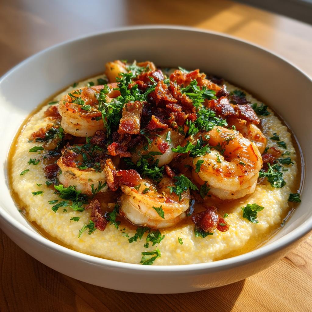 Shrimp and Grits - detail 1
