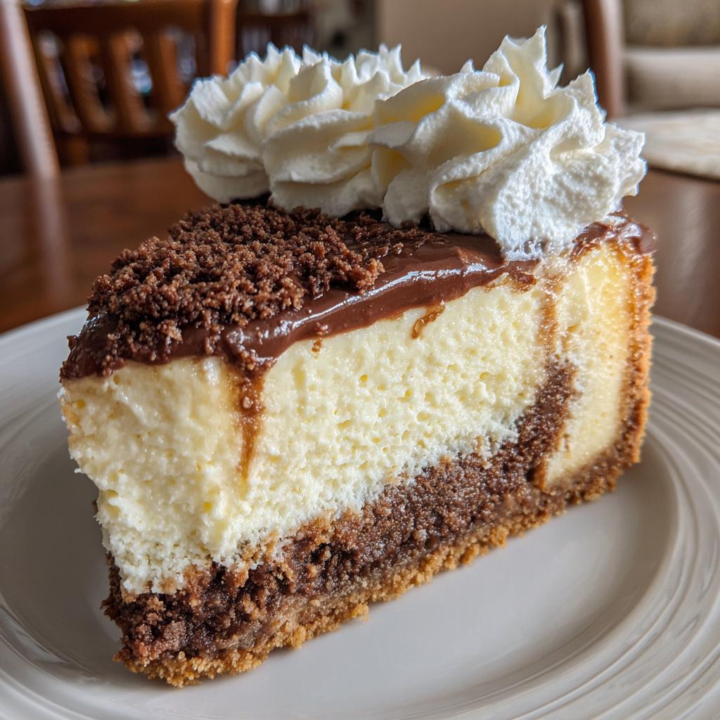 White Chocolate Mocha Cheesecake - detail 1