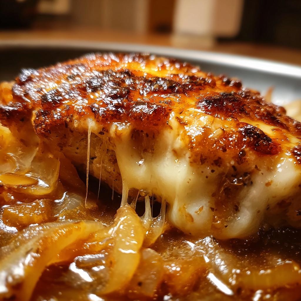 french onion chicken - detail 1